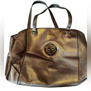 Loewe Gold Anagram Maia Shoulder Bag